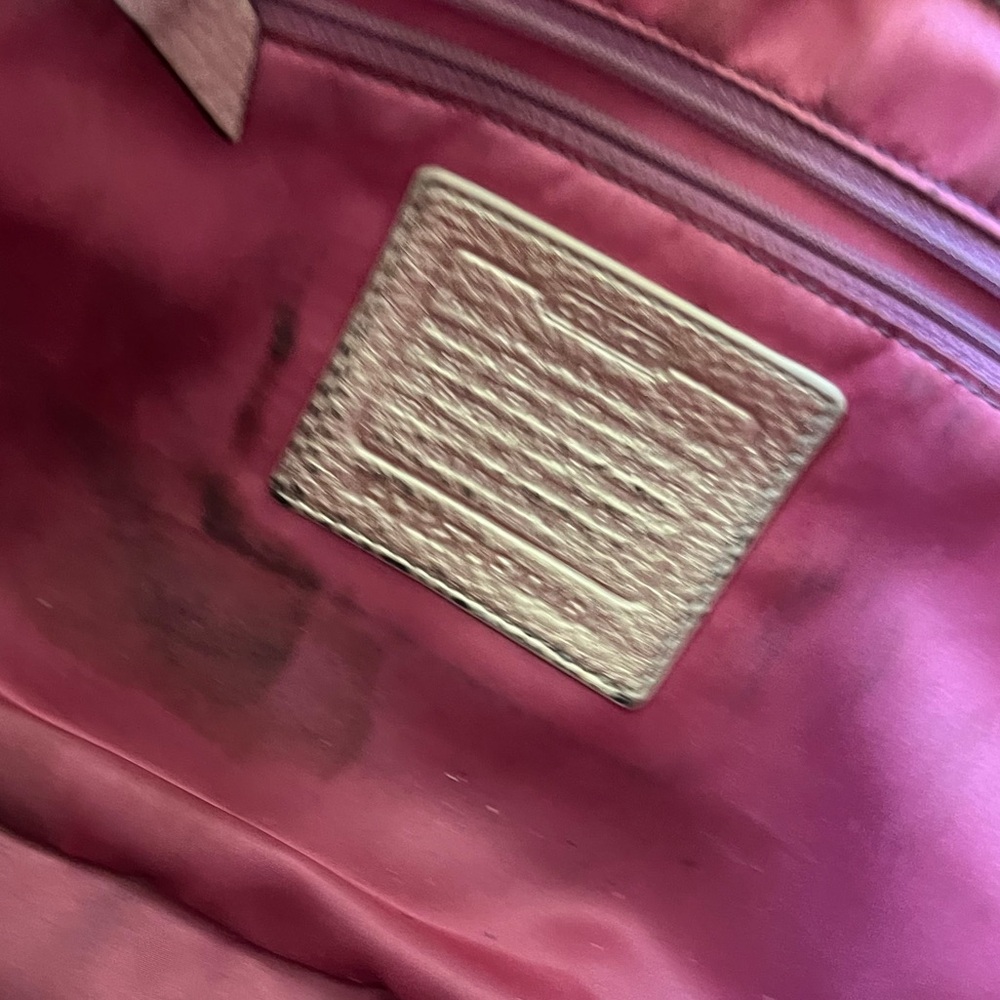 Coach authentic vintage multi-colored logo tote bag - Picture 13 of 13